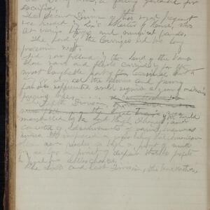 a page of handwritten text