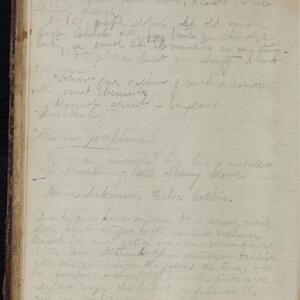 a page of handwritten text