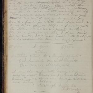 a page of handwritten text