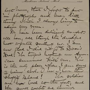 a page of handwritten text