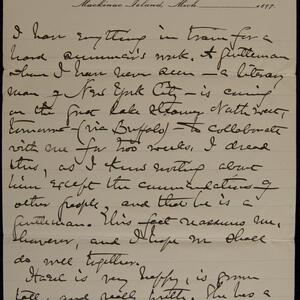 a page of handwritten text