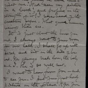 a page of handwritten text