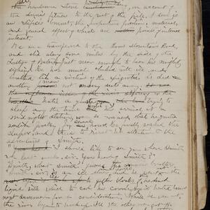 a page of handwritten text