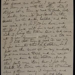 a page of handwritten text