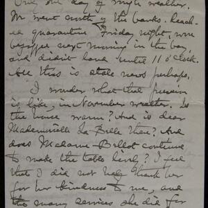 a page of handwritten text