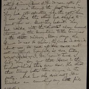 a page of handwritten text