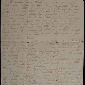 a page of handwritten text