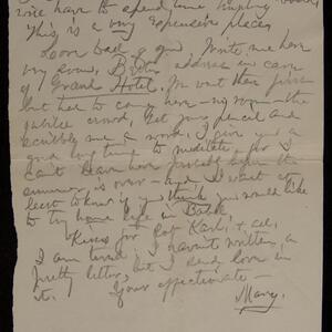 a page of handwritten text