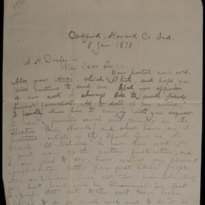 a page of handwritten text