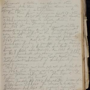 a page of handwritten text