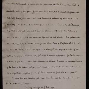 a page of handwritten text