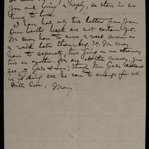 a page of handwritten text