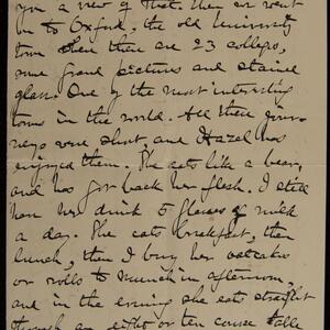 a page of handwritten text