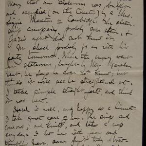 a page of handwritten text