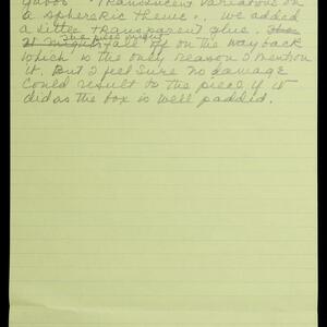 a page of handwritten text