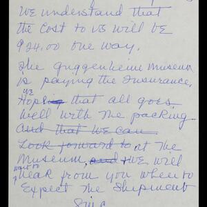 a page of handwritten text