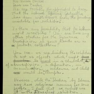 a page of handwritten text