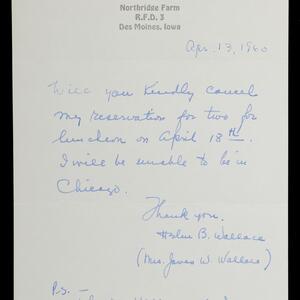 a page of handwritten text