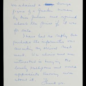 a page of handwritten text