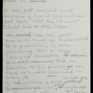 a page of handwritten text