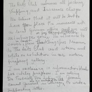 a page of handwritten text