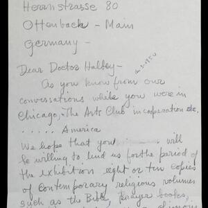 a page of handwritten text