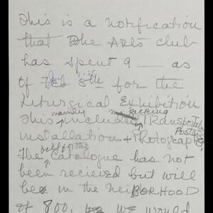 a page of handwritten text
