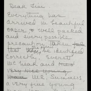 a page of handwritten text