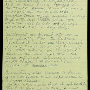 a page of handwritten text