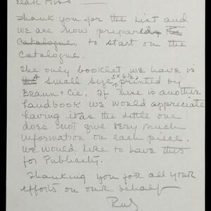 a page of handwritten text