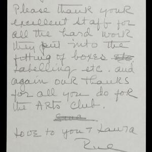 a page of handwritten text