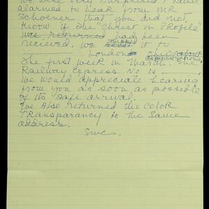 a page of handwritten text