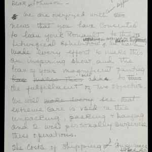 a page of handwritten text