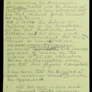 a page of handwritten text