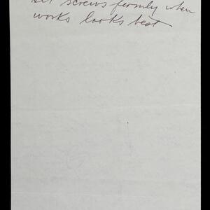 a page of handwritten text