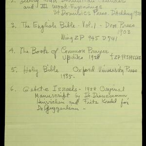 a page of handwritten text