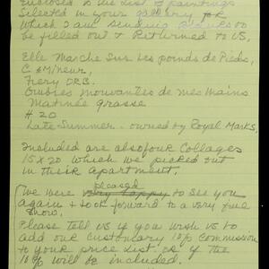 a page of handwritten text