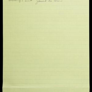 a page of handwritten text