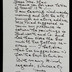 a page of handwritten text