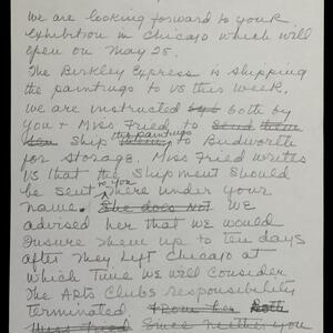 a page of handwritten text