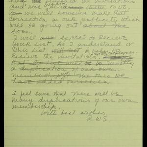 a page of handwritten text