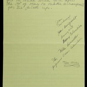 a page of handwritten text