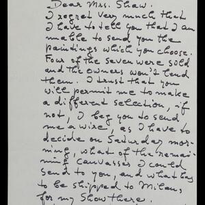 a page of handwritten text