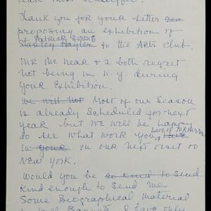 a page of handwritten text