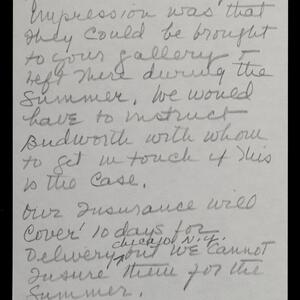 a page of handwritten text