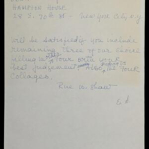 a page of handwritten text