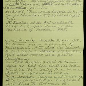 a page of handwritten text