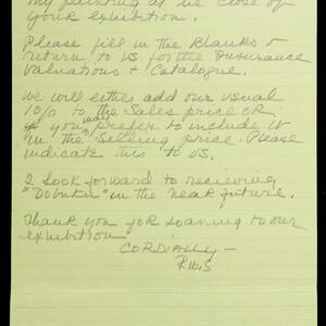 a page of handwritten text