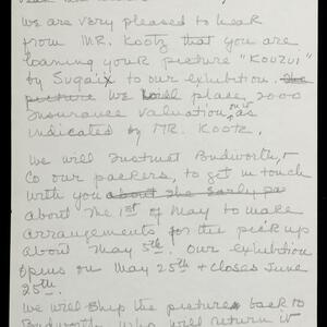 a page of handwritten text