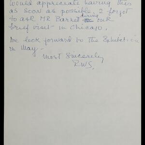a page of handwritten text